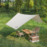 Палатка 3-местная c навесом NATUREHIKE ANGO PICNIC AUTOMATIC TENT CNK2450WS021 бежевая 6976507662536