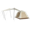 Палатка NATUREHIKE ANGO PICNIC CNK2450WS021 c навесом, бежевая c черным 6976023922817