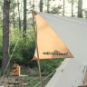 Стойка для тента NATUREHIKE NH20PJ040 алюминиевый сплав 2.4 м, 4 секции, цвет дерево 6927595782545