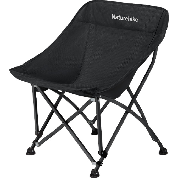 Стул NATUREHIKE CNK2550JJ022 STELLALUNA T04 складной черный 6977465866004